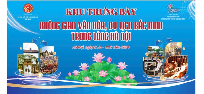 Bắc Ninh tổ chức khu trưng bày "Không gian văn hóa, du lịch Bắc Ninh trong lòng Hà Nội" tại Làng Văn hóa - Du lịch các dân tộc Việt Nam dịp quốc khánh 2/9 năm 2024 - Ảnh 1.